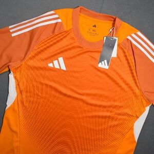Adidas Tiro25 Pro GK Jersey Short Sleeve Crew Orange White X-Large Slim